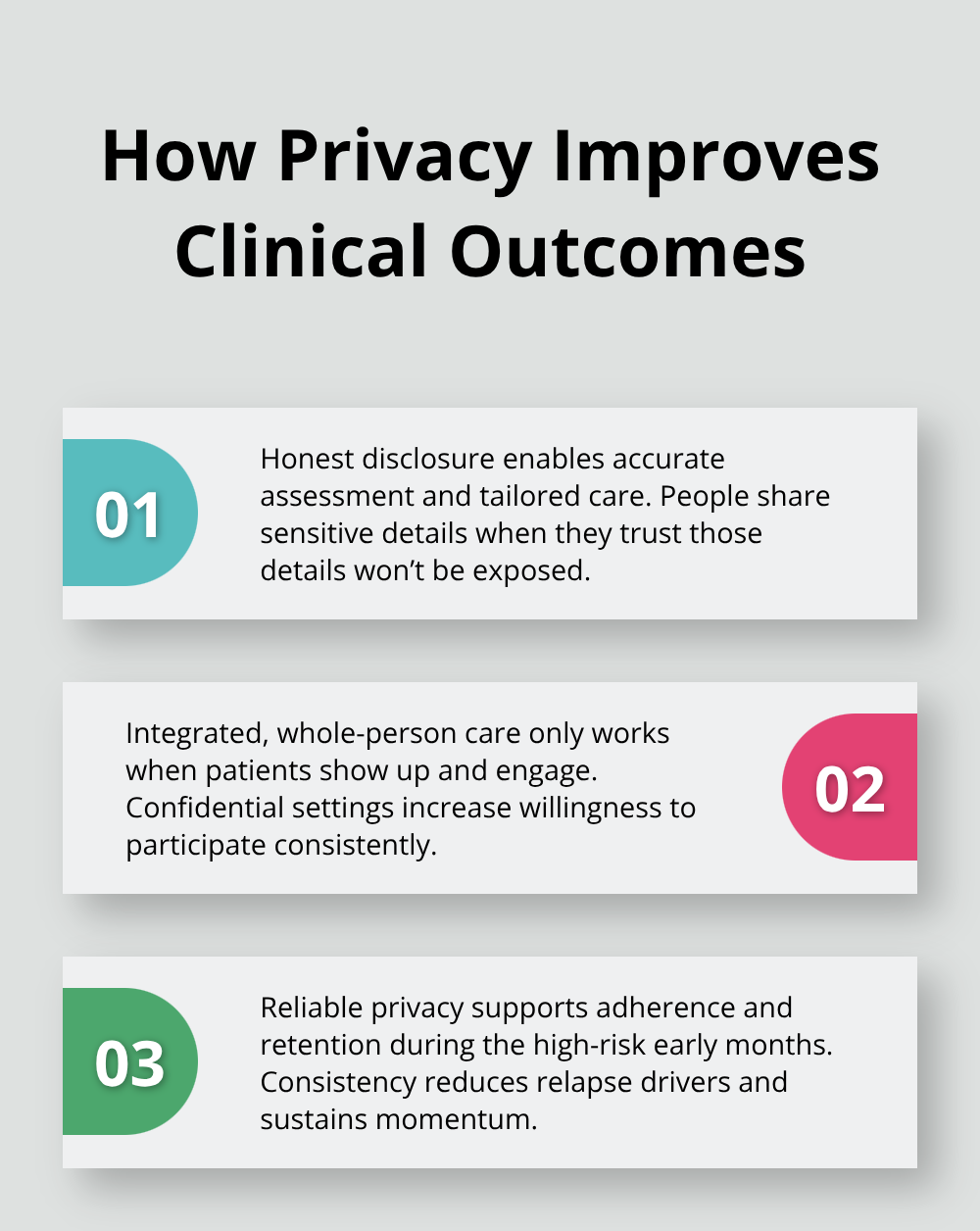Three ways confidentiality strengthens addiction treatment outcomes - confidential addiction care