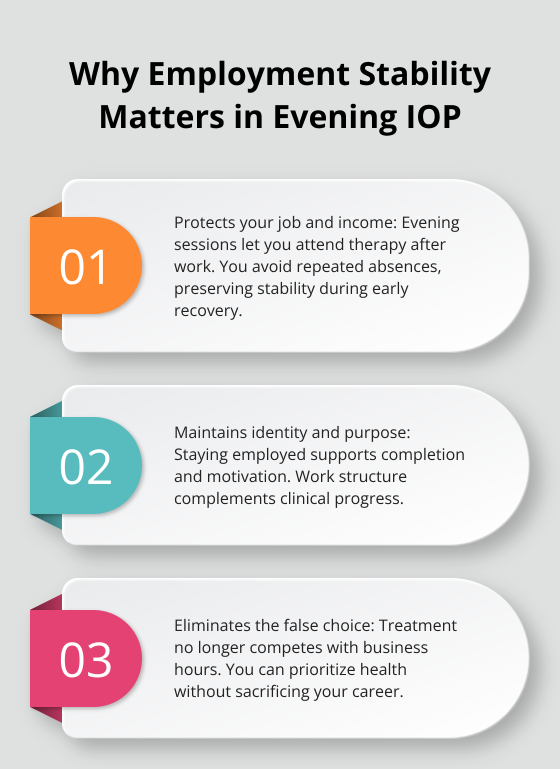 Joint Commission IOP Evening: What It Means for Your Care Three reasons evening IOP supports employment and recovery