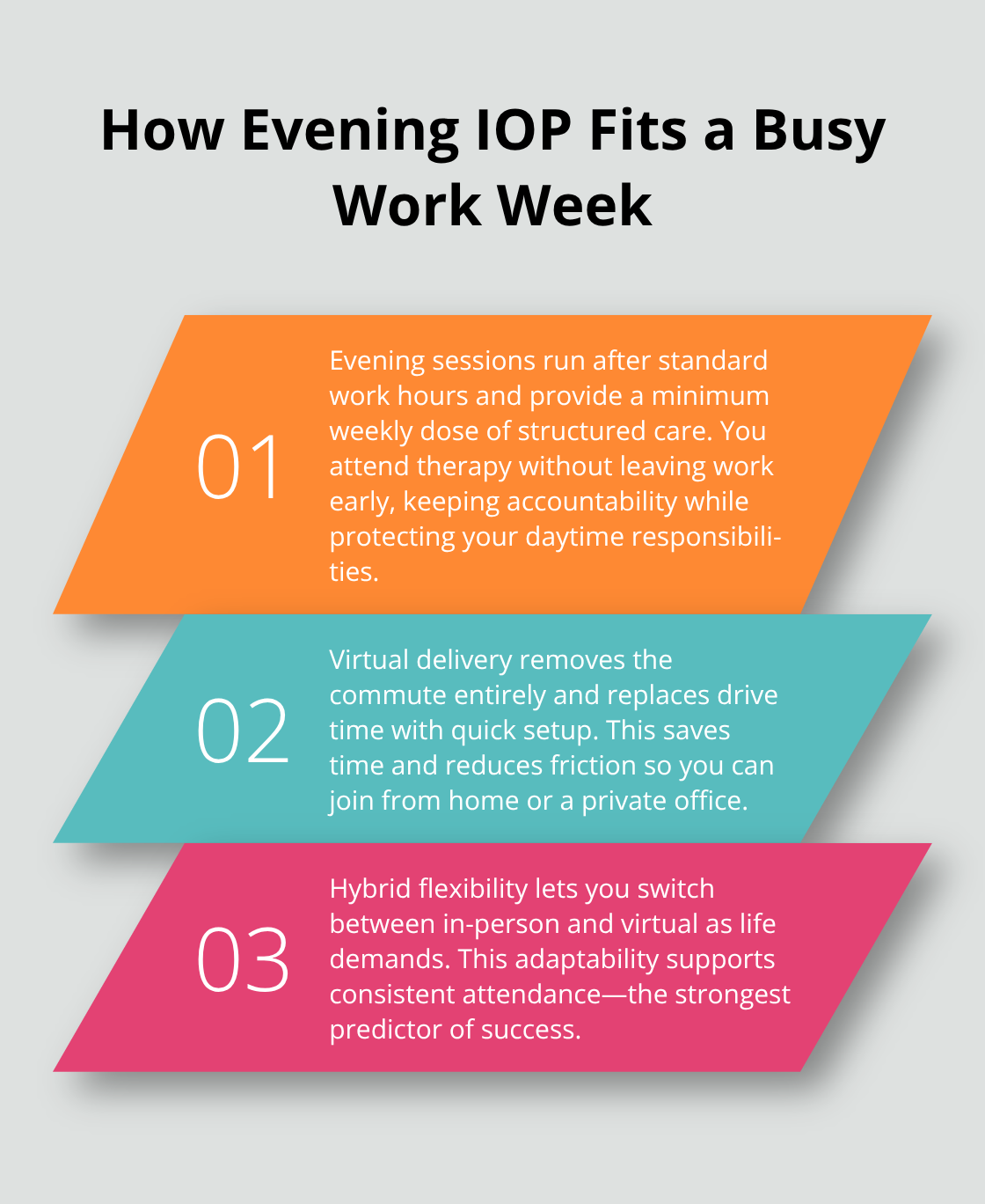 Three ways evening IOP aligns with professional schedules