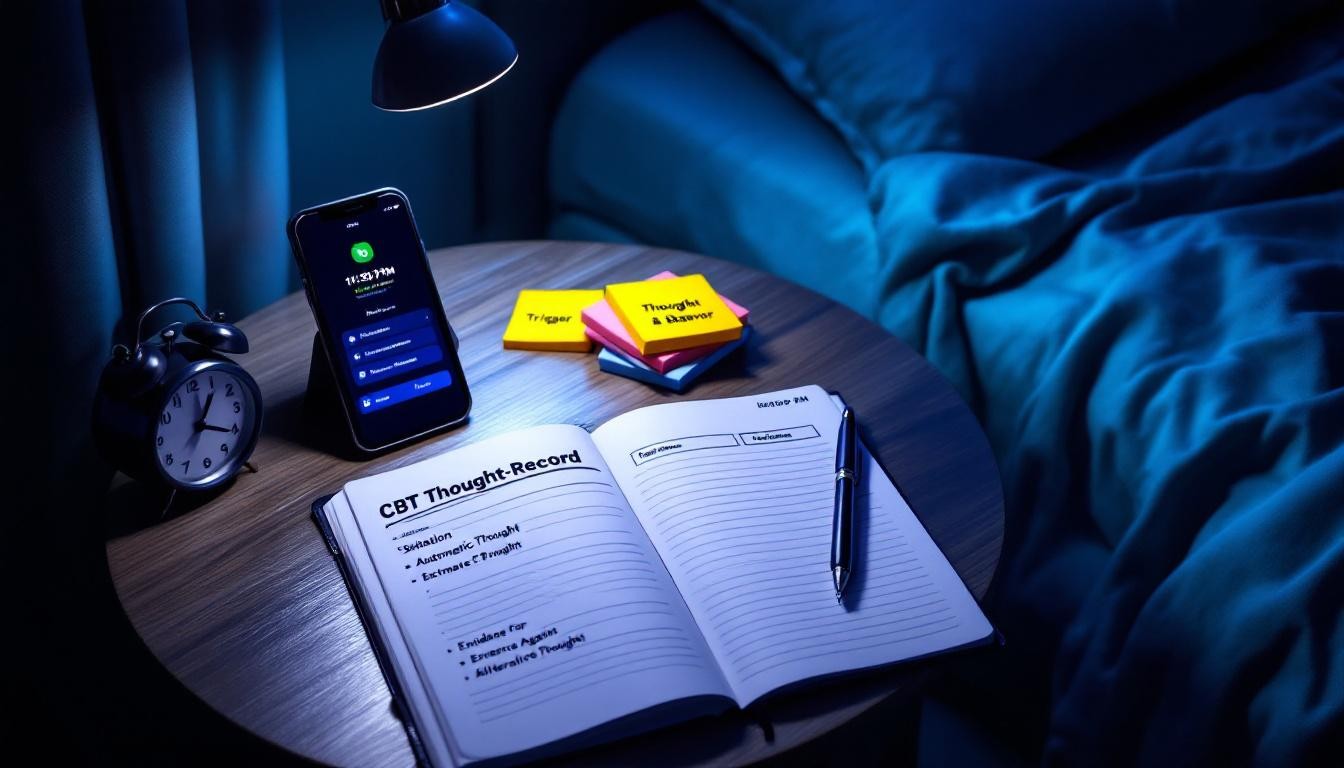 Nighttime Cognitive Behavioral Therapy: CBT Techniques After Dark